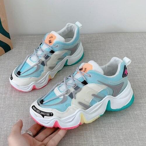 Women Shoes Outdoor Leisure Sneakers Multicolor Round Head Comfortable Running Sport Light and Comfortable Tenis Feminino Shoes