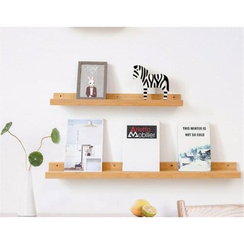 Minimalist Partition Book Wall Plank Living Bedroom Knoping Wood Storage Shlef Living coration Organizer Craft Storage Plank