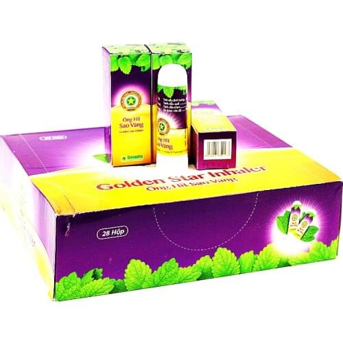 New Vietnam Gold Tower Allergic Rhinitis Nasal Psychic Cold Headache Congestion Wake Bar Mint Rhinitis Cream Rhinitis Medicine