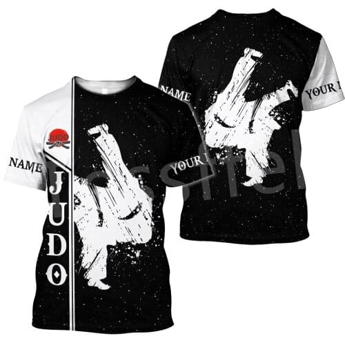 Tessffel Newest Sports Martial Arts Jujitsu Judo NewFashion 3DPrint Summer Streetwear Tee Short Sleeves T-Shirts Men/Women A3