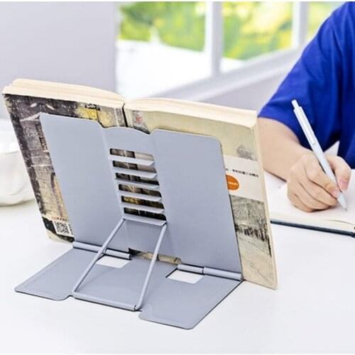 Portable Reading Book Stand Document Holder Desk Adjustable Durable Angle Foldable Book Stand Display Stand School Supply