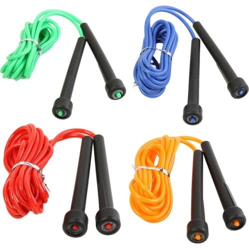 Portable PVC Adjustable Jumping Rope Workout Sports Lose Weight Skipping Rope Training Equipment Fitness Rapid Speed Slimming