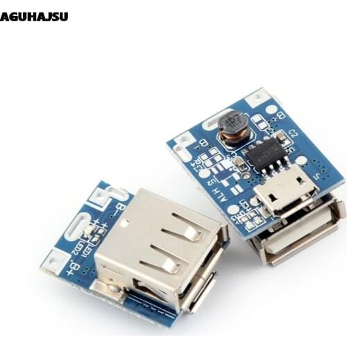 5V Boost Step Up Power Module Lithium LiPo Battery Charging Protection Board LED Display USB for DIY Charger 134N3P Program