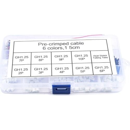 Pre-Crimped Cables Silicone 15cm Wire and GH1.25 Connectors GH 1.25 for PIX4 Pixhawk 2 Pixhack Pixracer PXFmini RC FPV Parts