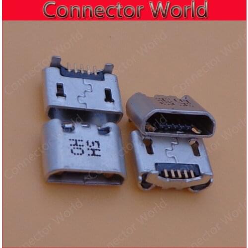 20-500pcs/lot Micro USB jack connector for OPPO A33 A33t A51 A53 A53m USB charging socket port plug dock replacement repair