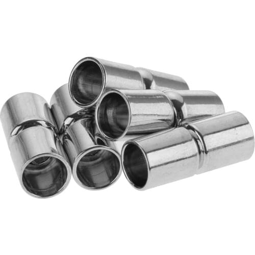 Hole Size 7mm Glue-in Clasps for Leather Cords Necklace Bracelet