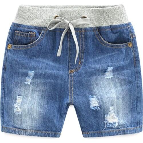 Summer Kids Baby Girls Shorts Boys Jeans Short Pants Toddler Ripped Pants for Baby Boys Shorts Cotton Girls Denim Shorts 2-12Y
