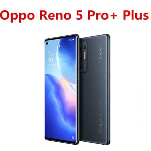 Stock Oppo Reno 5 Pro+ Plus 5G Smart Phone 65W Super Charger 50.0MP+32.0MP+16.0MP+13.0MP+12.0MP Snapdragon 865 6.55" 90HZ OTG