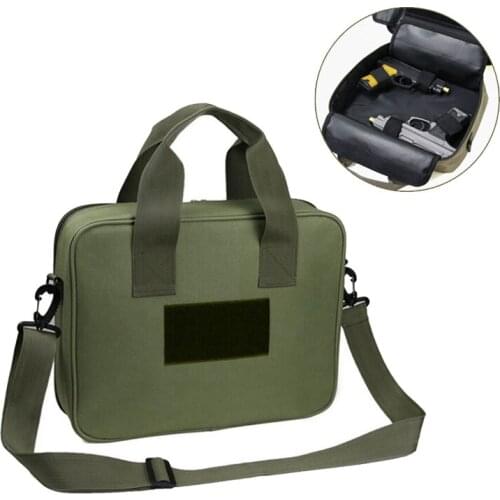 Tactical Airsoft Gun Bag 12" Gun Carrier Bag with Magazine Pouches Concealed Handgun Holster For Pistol Hunting Case