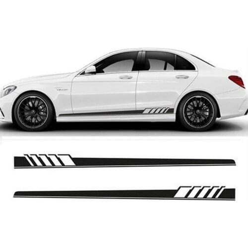Universal Car Styling DIY Car Stickers Full Auto Body Decals Vinyl Side Styling Long Stripe Waterproof Self Adhesive Stickers