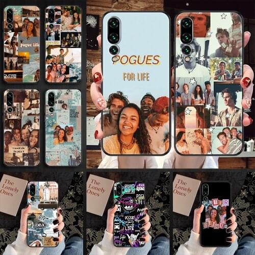 Pogue Life Outer Banks Phone case For Huawei P Mate P10 P20 P30 P40 10 20 Smart Z Pro Lite 2019 black luxury back pretty