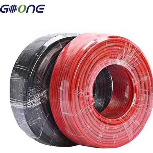 6.0mm 10AWG High Qulity Red and Black Solar PV Connector Cable or Wire for Solar Panel Module TUV Approval