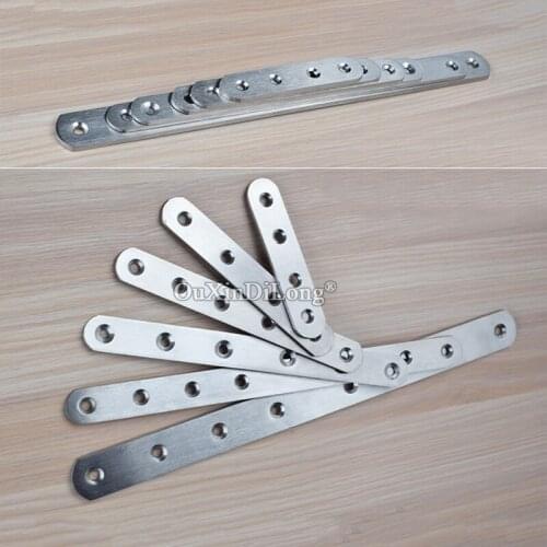 High Quality 10PCS Stainless Steel Flat Brackets Corner Braces Thicker Joint Shelf Support Furniture Connecting Fittings