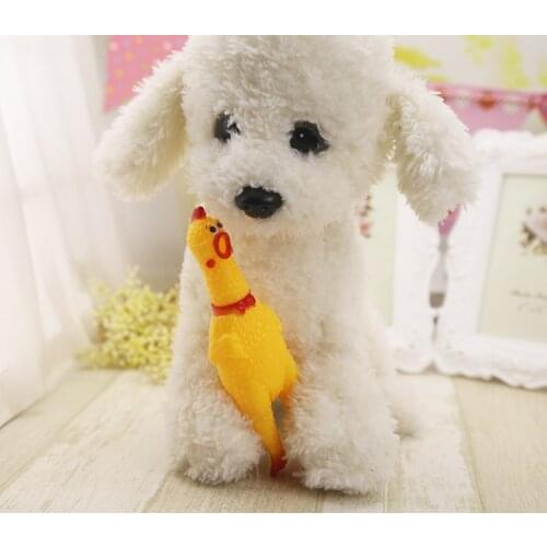 17cm M Size Scream Chicken Tip Scream Vent Chicken Pet Supplies Pet Rubber Toys Special Price