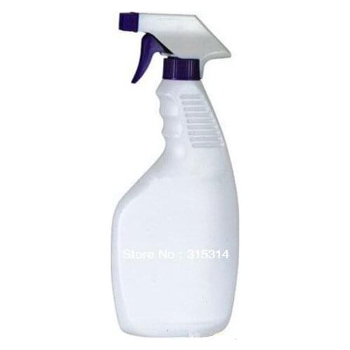 500ml 16OZ empty white pe Sprayer, platic stream bottle with trigger ,adjustable nozzle