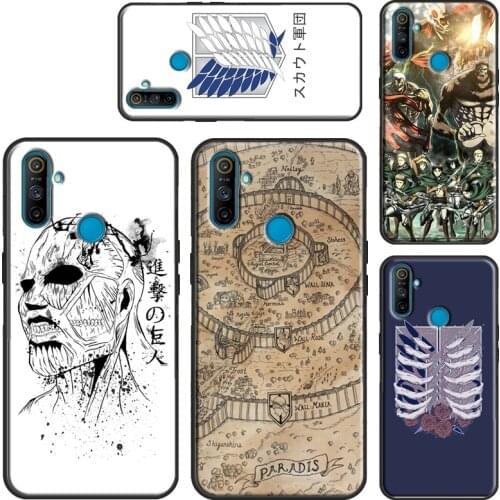 Attack on Titan For OnePlus 8 Pro 8T 7T Nord 9 Pro Case Cover For Realme 8 Pro 6Pro 7Pro 7i C3 C11 C15 C21