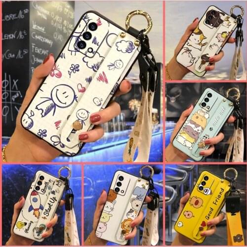 Phone Holder Durable Phone Case For OPPO K9 Lanyard Anti-dust Cover For Woman Cartoon New Arrival