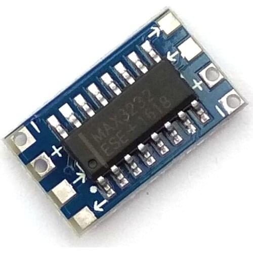 Mini RS232 MAX3232 Level To TTL Level Board 115200bps Converter Adaptor Module New