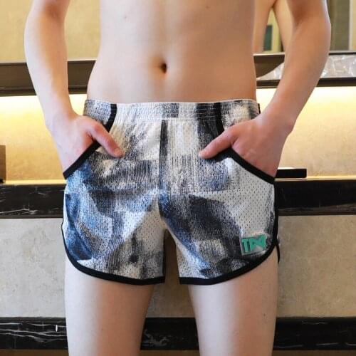 Mens Arrow Shorts Mesh Sports Breathable Leisure Underwear Shorts Men Boxers Comfortable Fashion Men Gift New Arrival