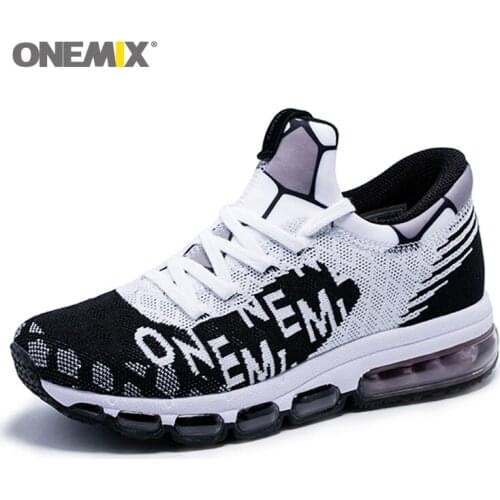 Onemix Breathable Running Shoes Men Air Cushion Sneakers Max Fitness Trainers Sports Shoes Man Outdoor Athletic walking shoes