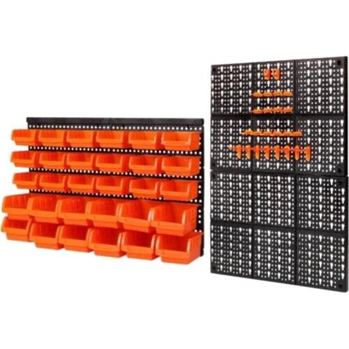 Hardware Tools Hanging Plate Garage Workshop Storage Rack Screw Wrench Classification Parts Box Parts Box Instrument Box