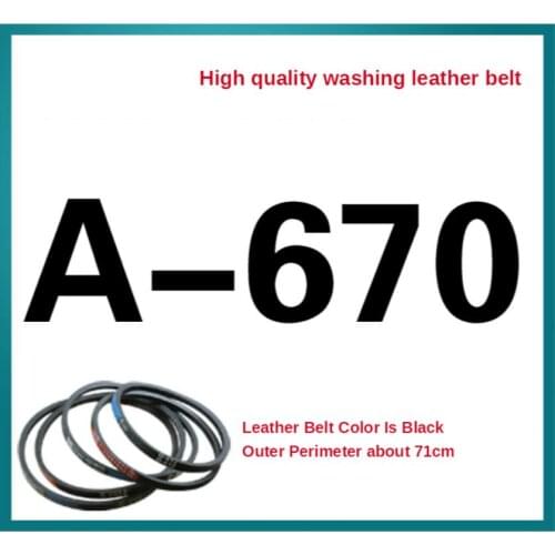 A-670 Washing machine belt A type belt transmission belt washing machine motor belt triangle belt antistatic belt accessories