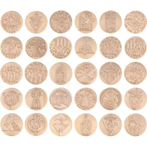 Retro Wax Seal Stamp Replace Copper Head Envelope UFO for DIY Scrapbooking Wedding Invitation Envelope Decorative