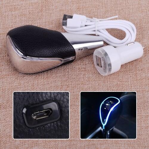 DWCX Automatic Blue Gear Shift Knob Touch Activated Full LED RGB For Lexus ES350/GS450h Toyota Camry Corolla RAV4 Scion iQ/tC