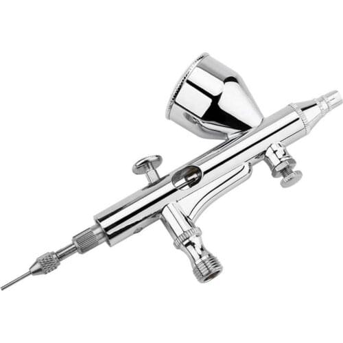 Gravity Feed Airbrush Dual Action Airbrush Kit 0.2mm/0.3mm/0.5mm Needle Art Spray Gun for Cake/Nail /Model