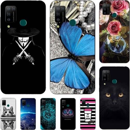 Phone Case For Doogee N20 Pro For Doogee N20 Soft TPU Relief Silicone Case Animal Cat Cover Coque