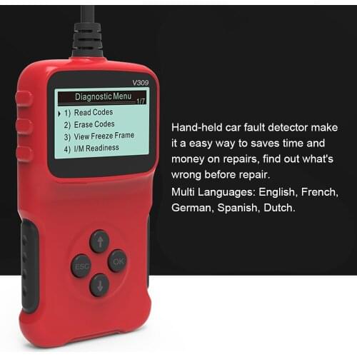 Scanner Multi Languages Car Diagnostic Tool Code Reader Car Engine Fault Diagnostic Tool car accessories
