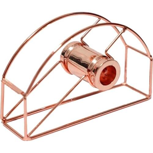 Stylish Gold Tape Dispenser Fit for Tape Width 3cm/1.18'' Clear/Paper Tapes Diameter Spool 1.02''/More Than 1.02