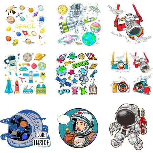 Iron-on Transfers for Clothing Ironing Patches for Clothes Stickers Diy Camera Patch Fusible Transfer Vinyl Adhesive Stripe C