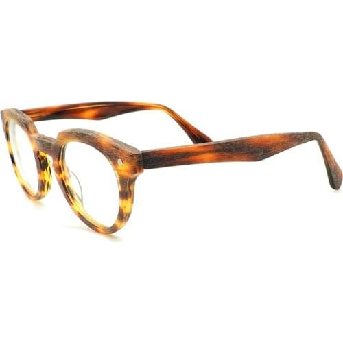 Hand made vintage Acetate Glasses Frame Man Women Cat Eye Eyeglass Frame Female Optical Glasses Frame Top Quality SQK9119
