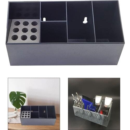 Hairdressing Tool Box Barbershop Storage Case Hair Scissor Rack Container Hairdressing Groomer Tool Box Stand Rack Case