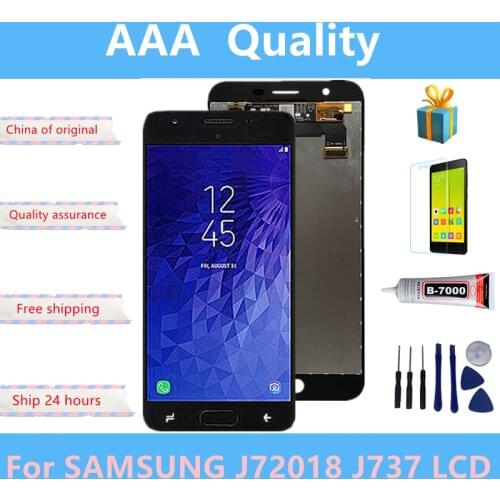 Samsung Galaxy J7 2018 J737 LCD J737A J737P J737V J737T LCD Display Touch Screen Digitizer Replacement Can Adjust Brightness