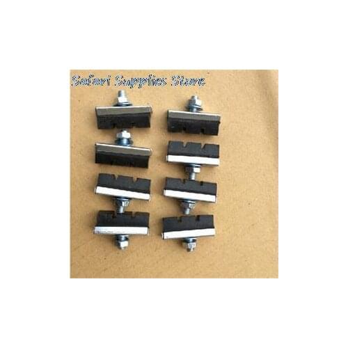 2pc Durable Bicycle Cycling Bike V Brake Holder Pads Shoes Blocks Black