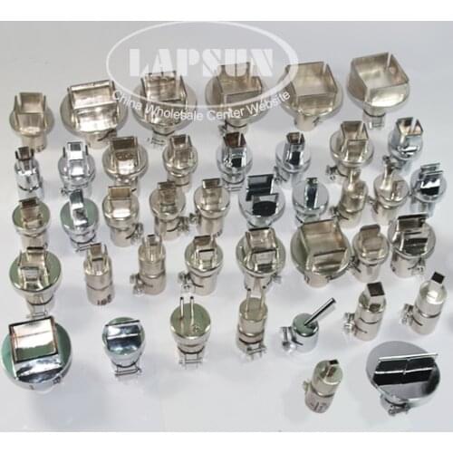 41 pcs / Lot Dual Mouth Nozzle IC BGA SMD Soldering station Hot Air Stations Gun Nozzles for 858 858A 858D 868 878 898