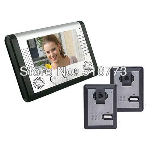 7 Inch color TFT LCD video door phone 2 to 1, GB-8012M21
