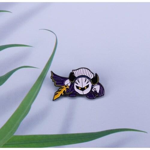 Nintendo game accessories Meta knight brooch cute game pin Nintendo fans gift