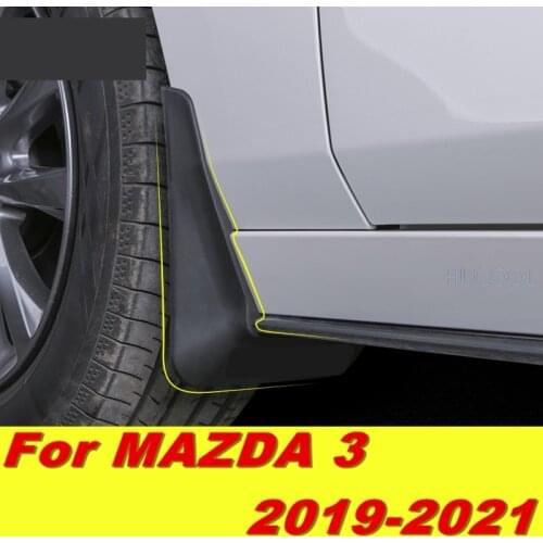 For Mazda3 Mazda 3 2019 2020 2021 auto mudguard Anti-wheel fender Splash proof car accessories