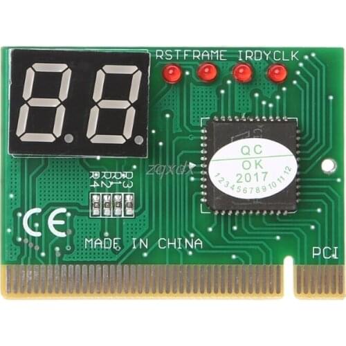 2-Digit Code PCI Card Motherboard Analyzer Diagnostic Post Tester For Laptop/PC Drop ship