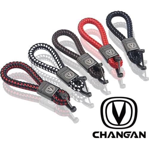 Good quality leather car key chain Car Accessories for CHANGAN CS15 CS35 CS55 CS75 CS95 EADO key ring