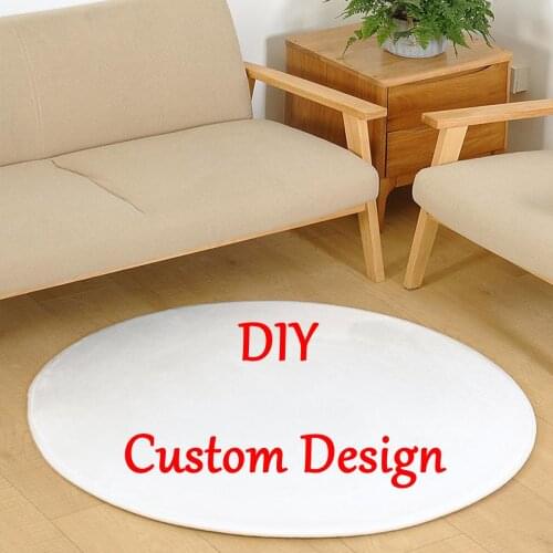 DIY Custom Design Carpet Square Anti-Skid Area Floor Mat 3D Rug Non-slip Mat Dining Room Living Room Soft Bedroom Carpet