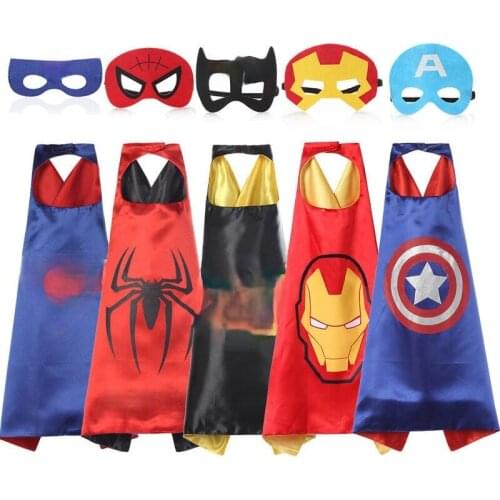 Toddler Kid Superhero Fancy Boy Costume Cape Mask Birthday Halloween Cosplay