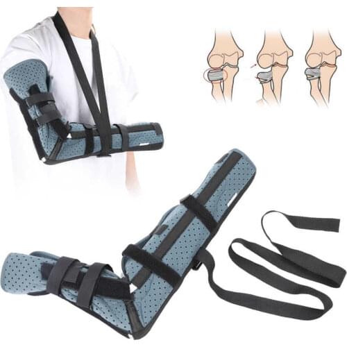 Elbow Brace Shoulder Sling Joint Fixed Support Belt Breathable Elbow Immobilizer Injury Recovery Arm Sling Elbow Guard Protector