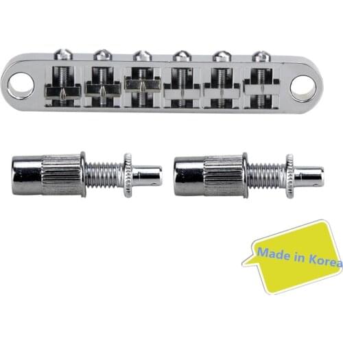 NEW Zinc Die-Cast Tune-o-Matic Bridge Guitar Bridge Chrome for LP Electric Guitar Parts