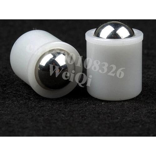 Wholesales! 1000 pcs /lot PFPSN6 Ball plungers,Smooth ball spring plungers VCN410-PS-6 stainless steel ball, plastic body
