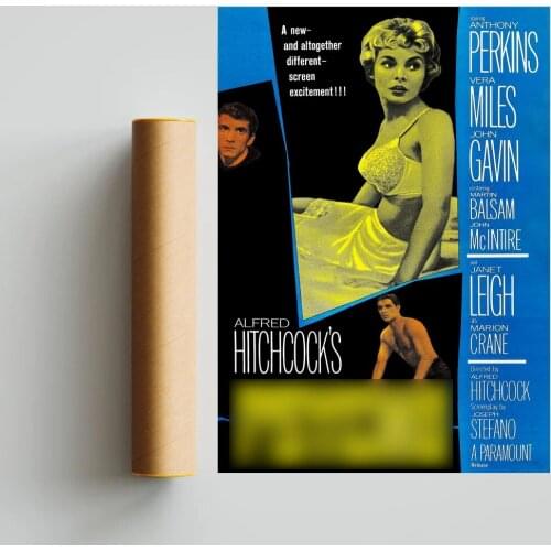 Psycho Movie Poster Canvas Classic Vintage Wall Painting Art Poster Decorate Movie Promotion Poster Cover Gift