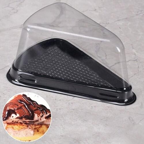 Transparent Cake Box Triangular Sandwich Cookies Chocolate Packaging Box Packaging Materials For Wedding Parties And Birthdays
